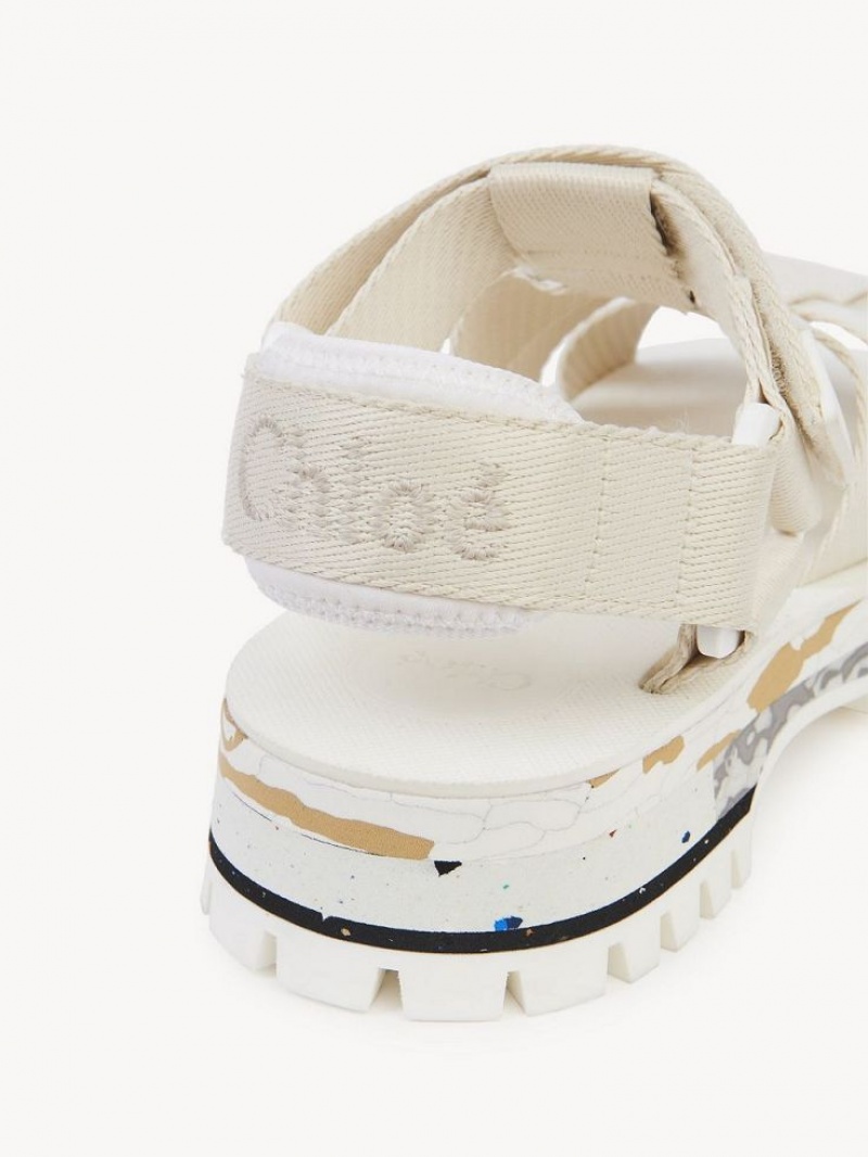 Chloe Nikie Active Flade Sandaler Grå | CHE-SR14178