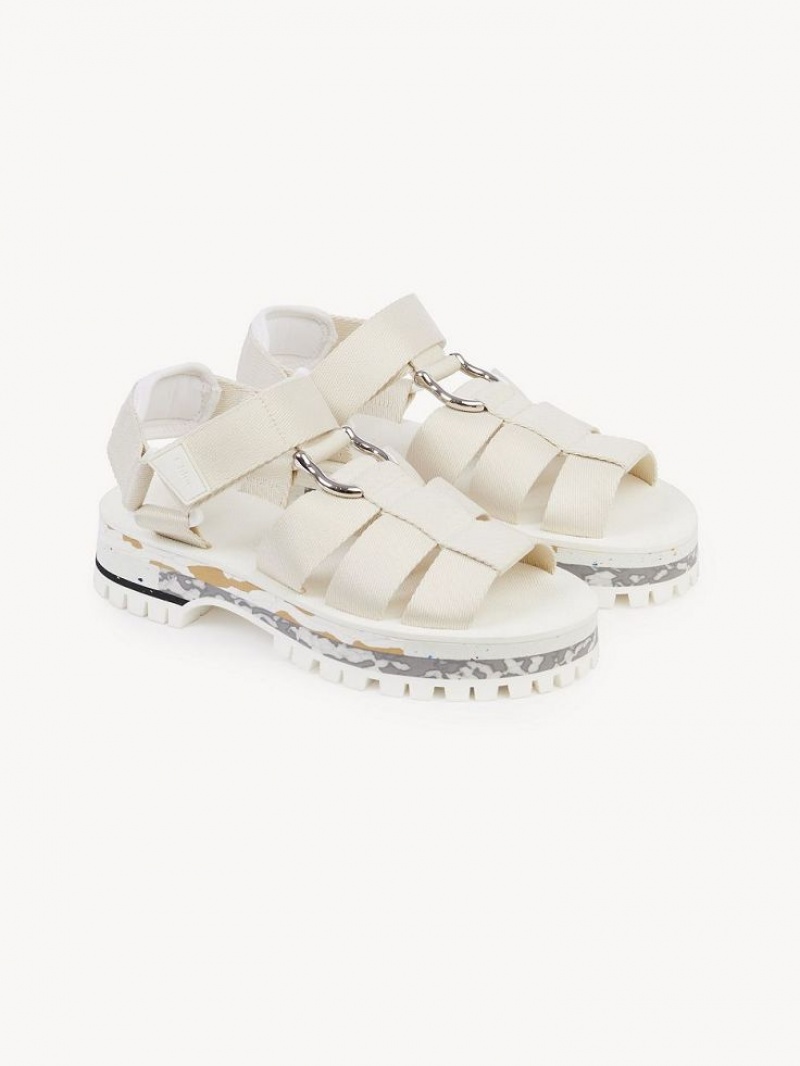 Chloe Nikie Active Flade Sandaler Grå | CHE-SR14178