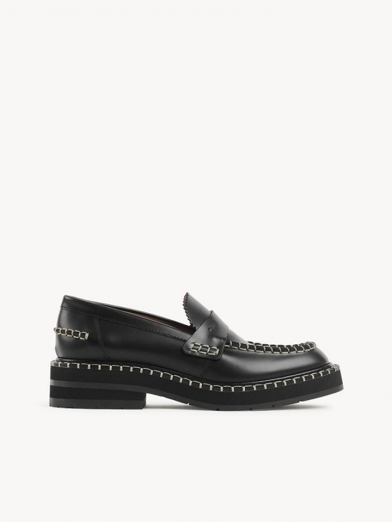 Chloe Noua Flade Loafer Sort | CHE-SR14248