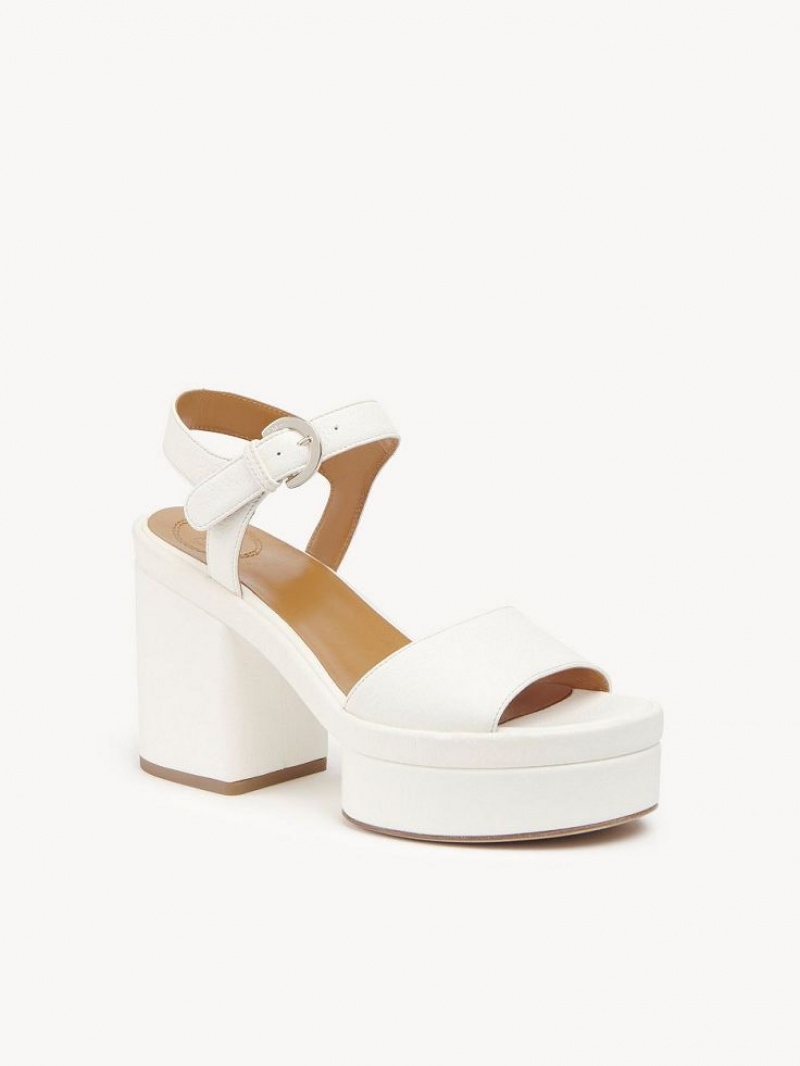 Chloe Odina High-heel Sandaler Hvide | CHE-SR14184