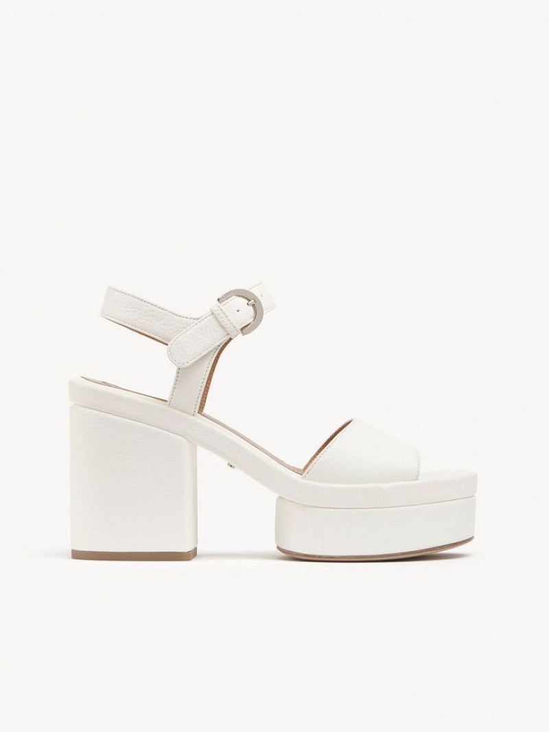 Chloe Odina High-heel Sandaler Hvide | CHE-SR14184