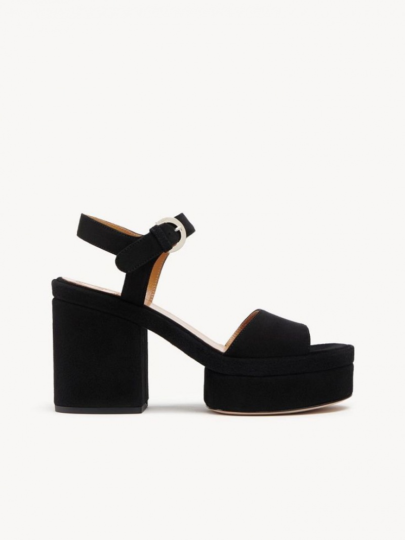 Chloe Odina High-heel Sandaler Sort | CHE-SR14173