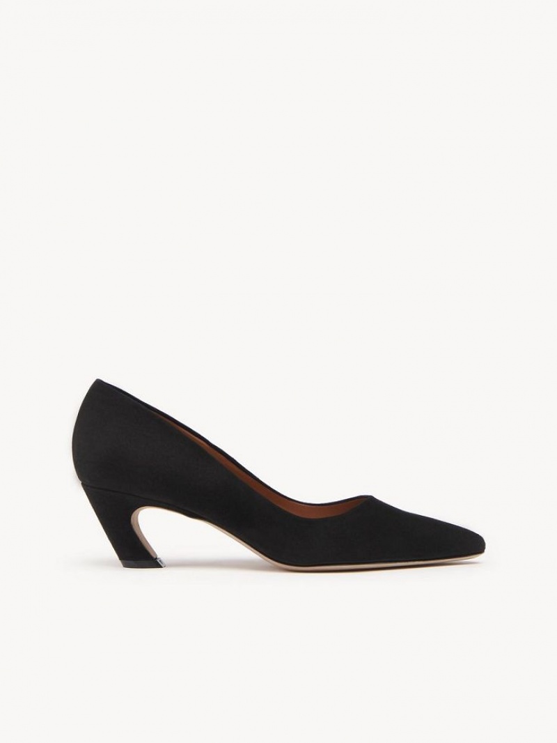 Chloe Oli Heel Stiletter Sort | CHE-SR14268