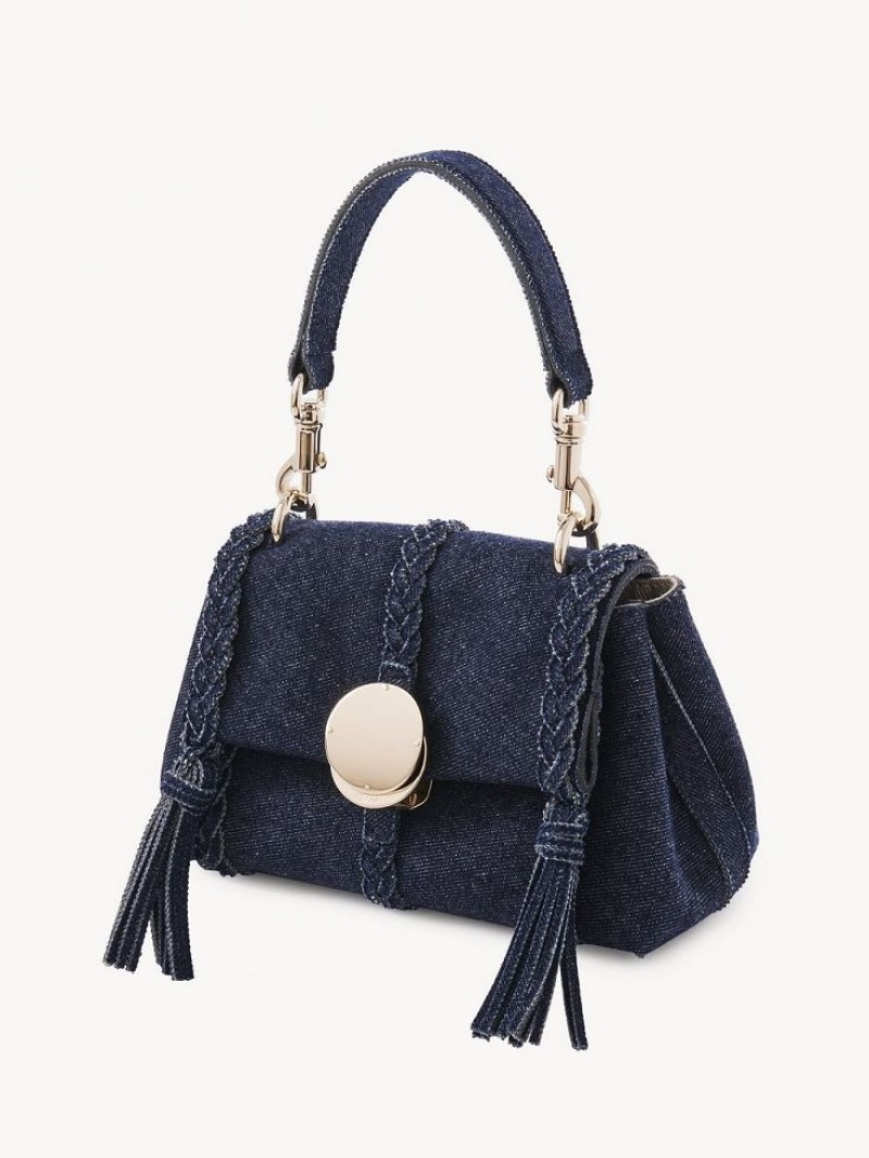 Chloe Penelope Soft Shoulder Mini Tasker Blå | CHE-SR13705