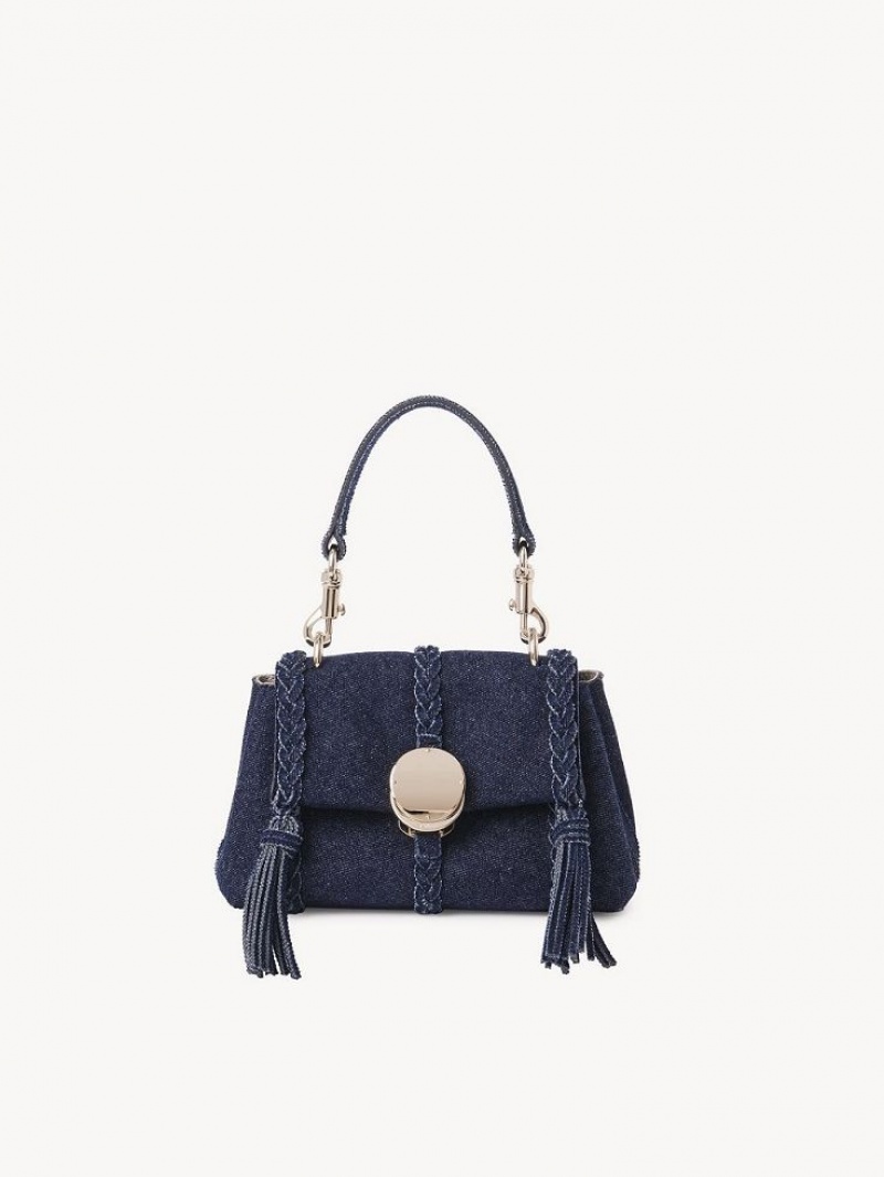 Chloe Penelope Soft Shoulder Mini Tasker Blå | CHE-SR13705