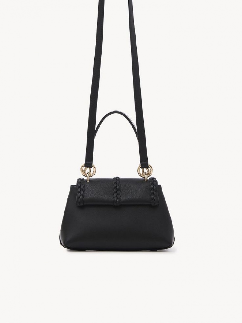 Chloe Penelope Soft Shoulder Mini Tasker Sort | CHE-SR13706