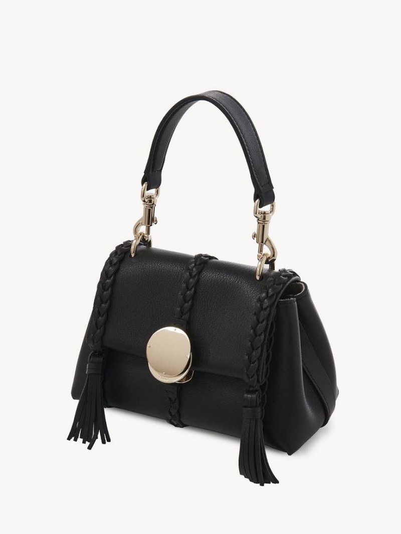 Chloe Penelope Soft Shoulder Mini Tasker Sort | CHE-SR13706