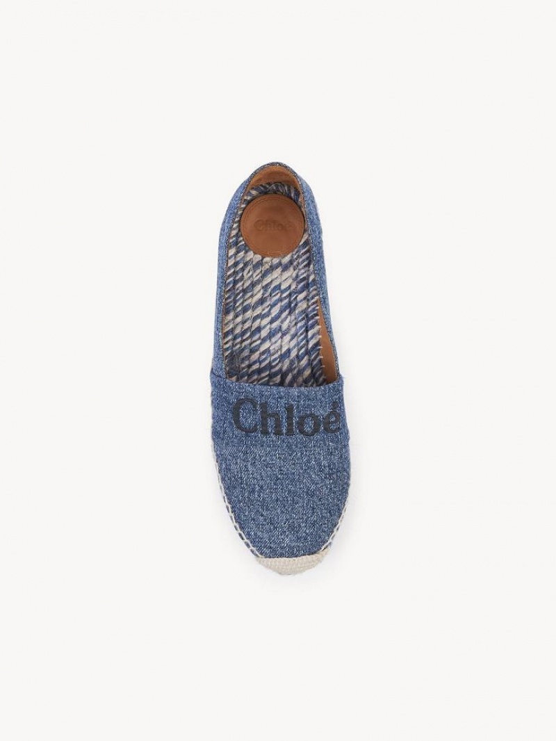 Chloe Piia Flade Espadrillos Blå | CHE-SR14153