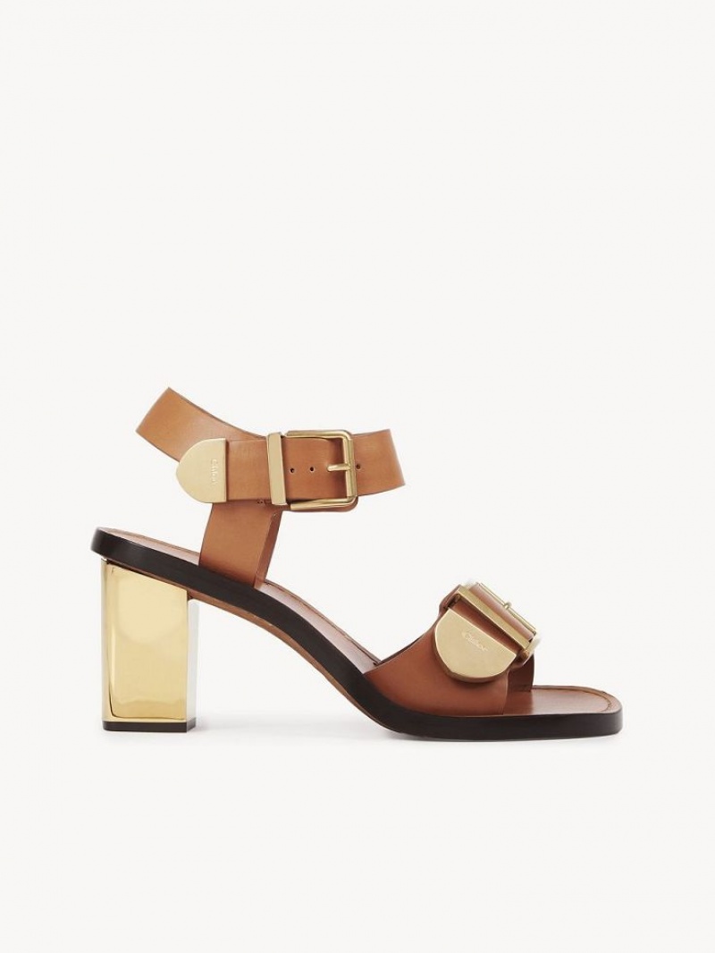 Chloe Rebecca High-heel Sandaler Brune | CHE-SR14140