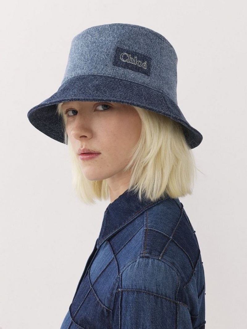 Chloe Romy Bucket Hat Flerfarvede Blå | CHE-SR14492