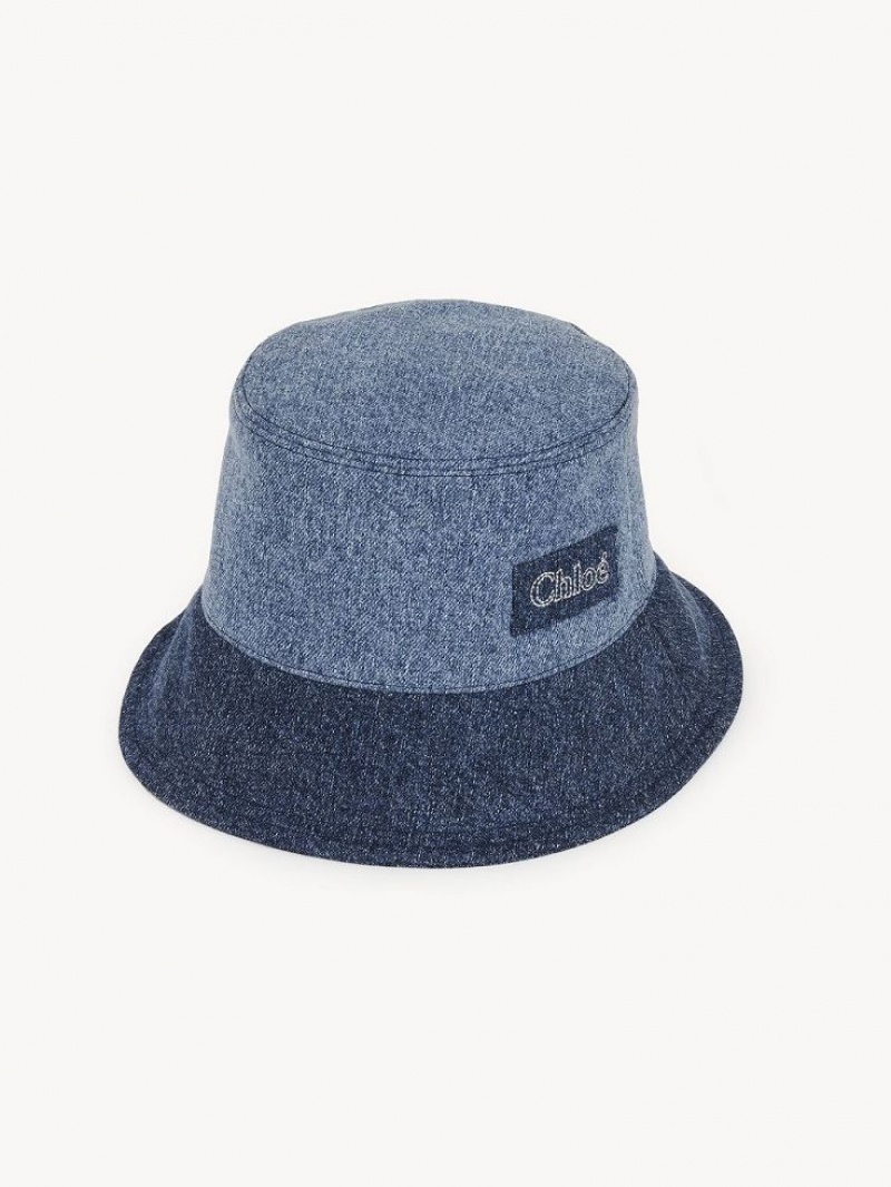 Chloe Romy Bucket Hat Flerfarvede Blå | CHE-SR14492