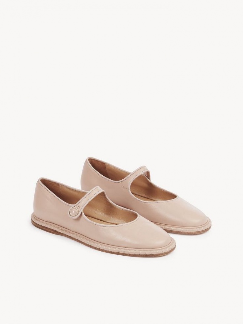 Chloe Rubie Ballet Flat Lyserød | CHE-SR14258