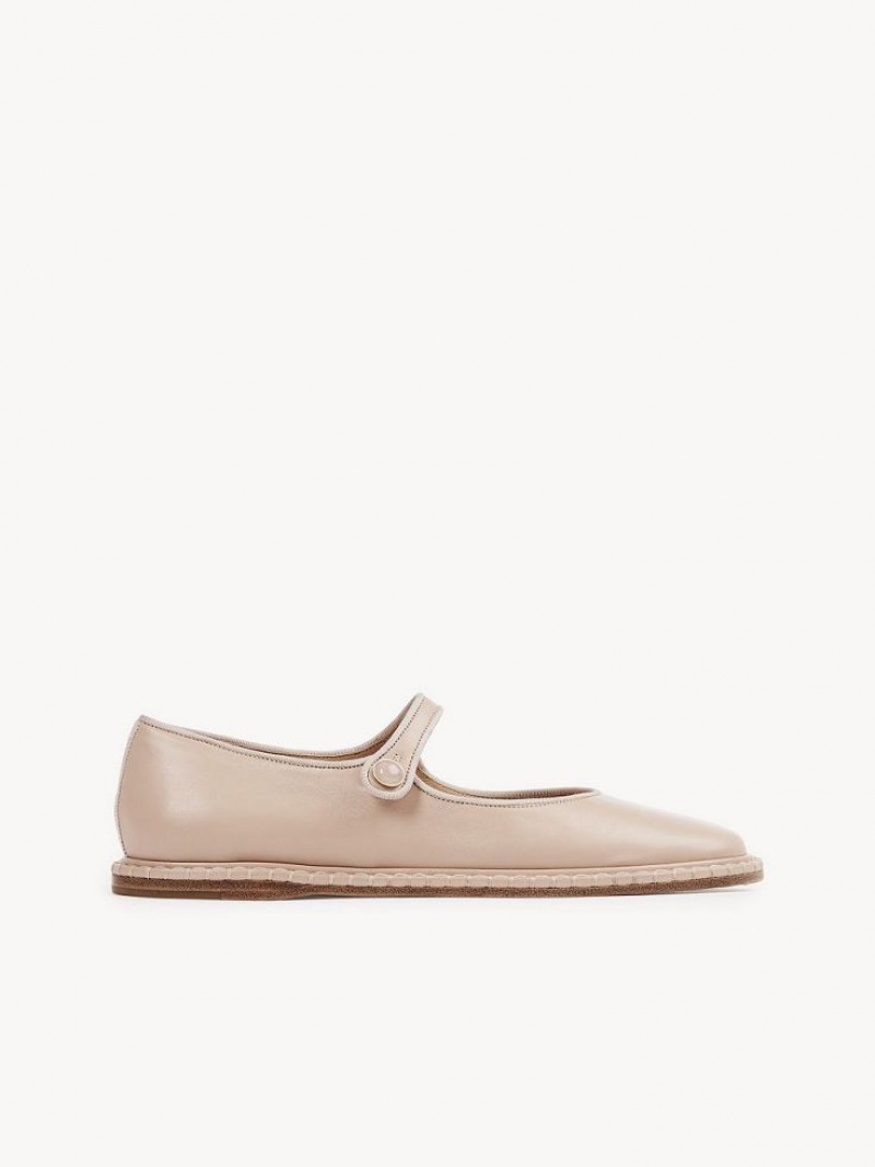 Chloe Rubie Ballet Flat Lyserød | CHE-SR14258