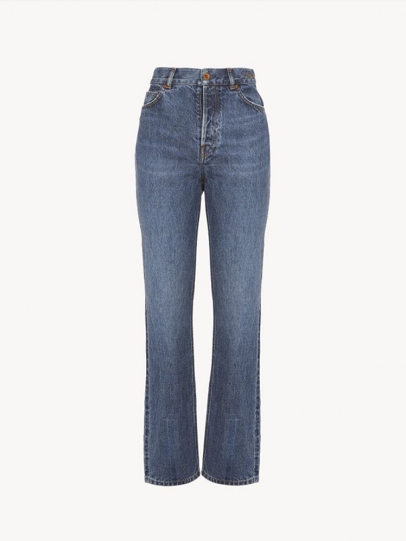 Chloe Semeru Lige-leg Jeans Blå | CHE-SR13977