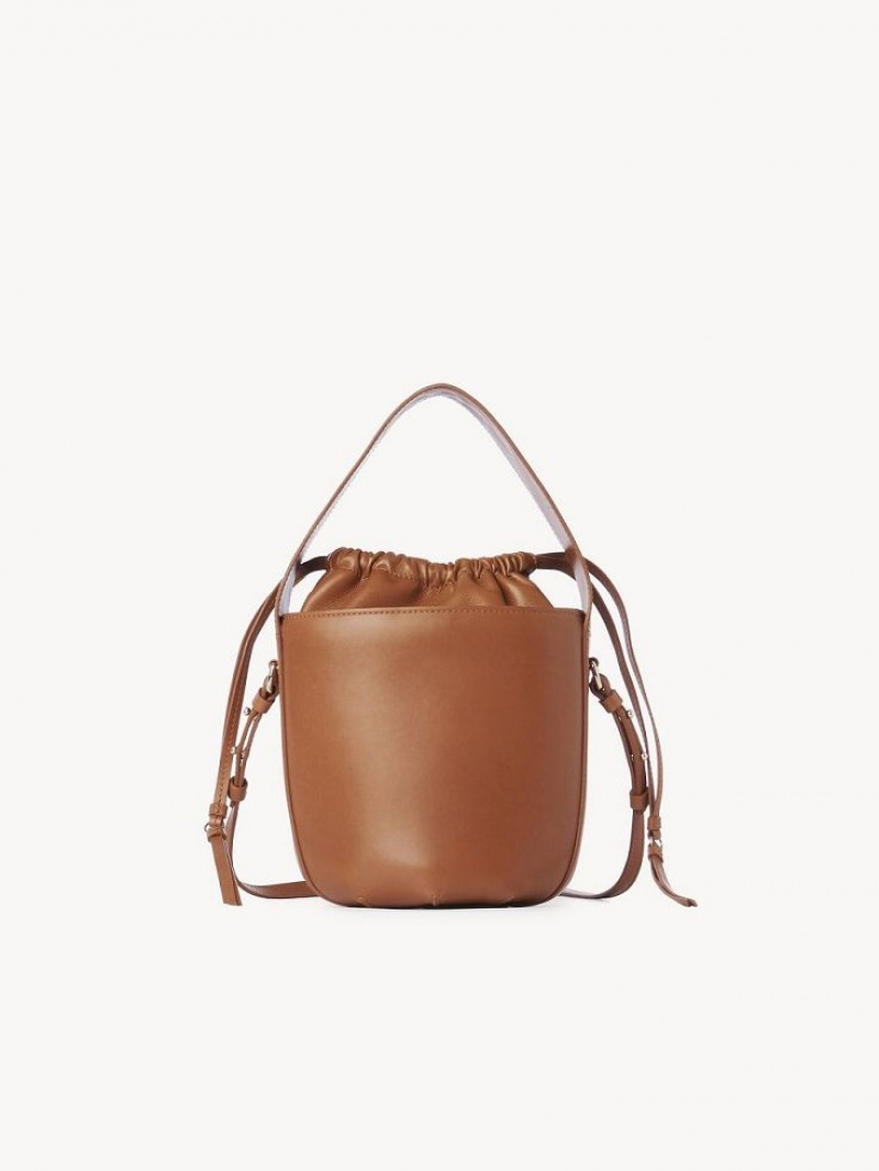 Chloe Sense Bucket Crossbody Taske Brune | CHE-SR13531