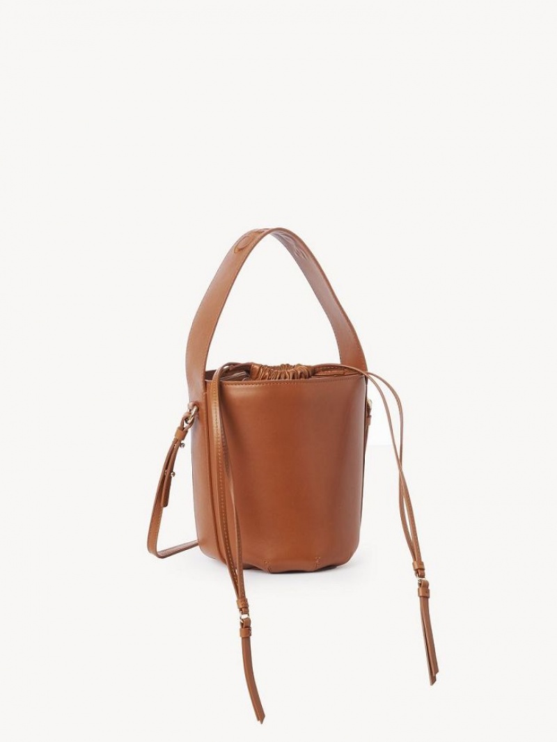 Chloe Sense Bucket Crossbody Taske Brune | CHE-SR13531