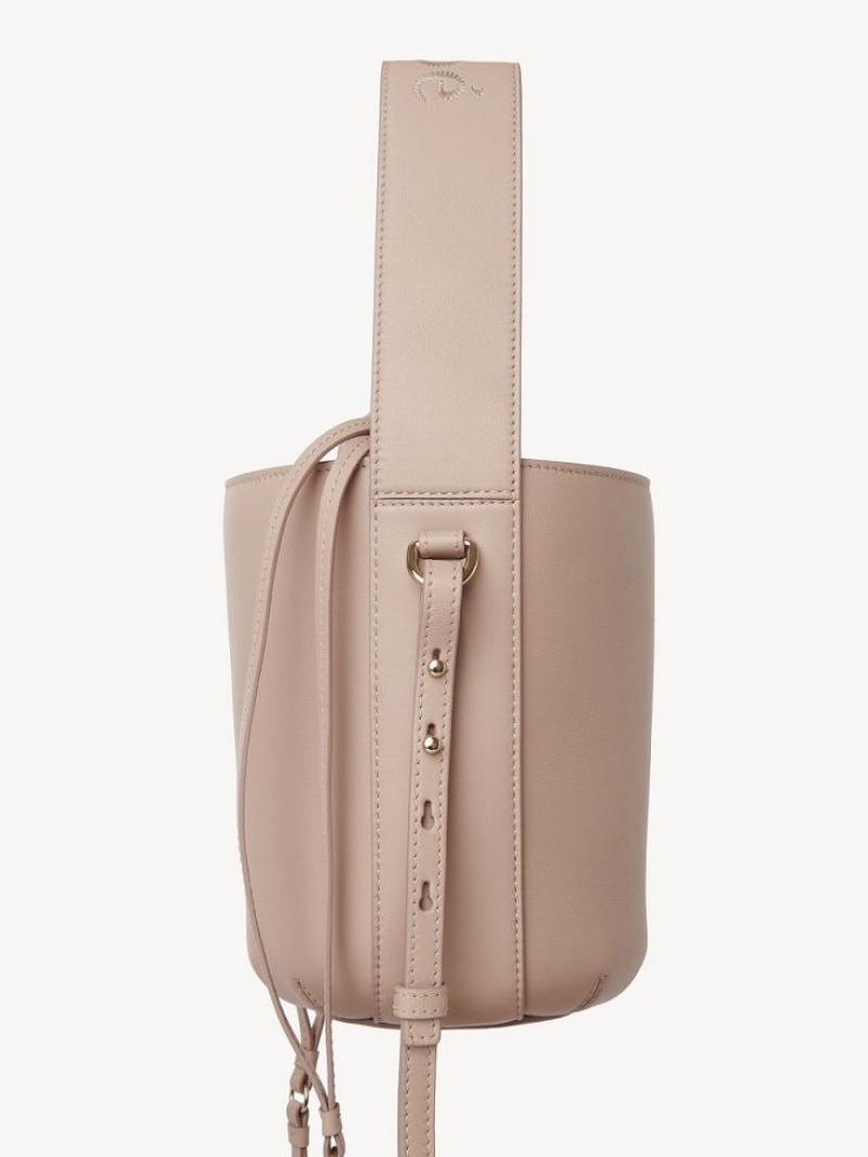 Chloe Sense Bucket Skuldertasker Beige | CHE-SR13419