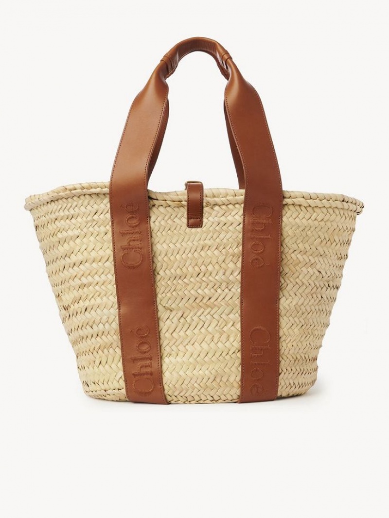 Chloe Sense Medium Baskets Brune | CHE-SR13648