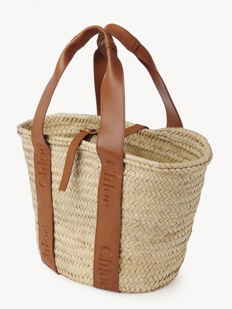 Chloe Sense Medium Baskets Brune | CHE-SR13648