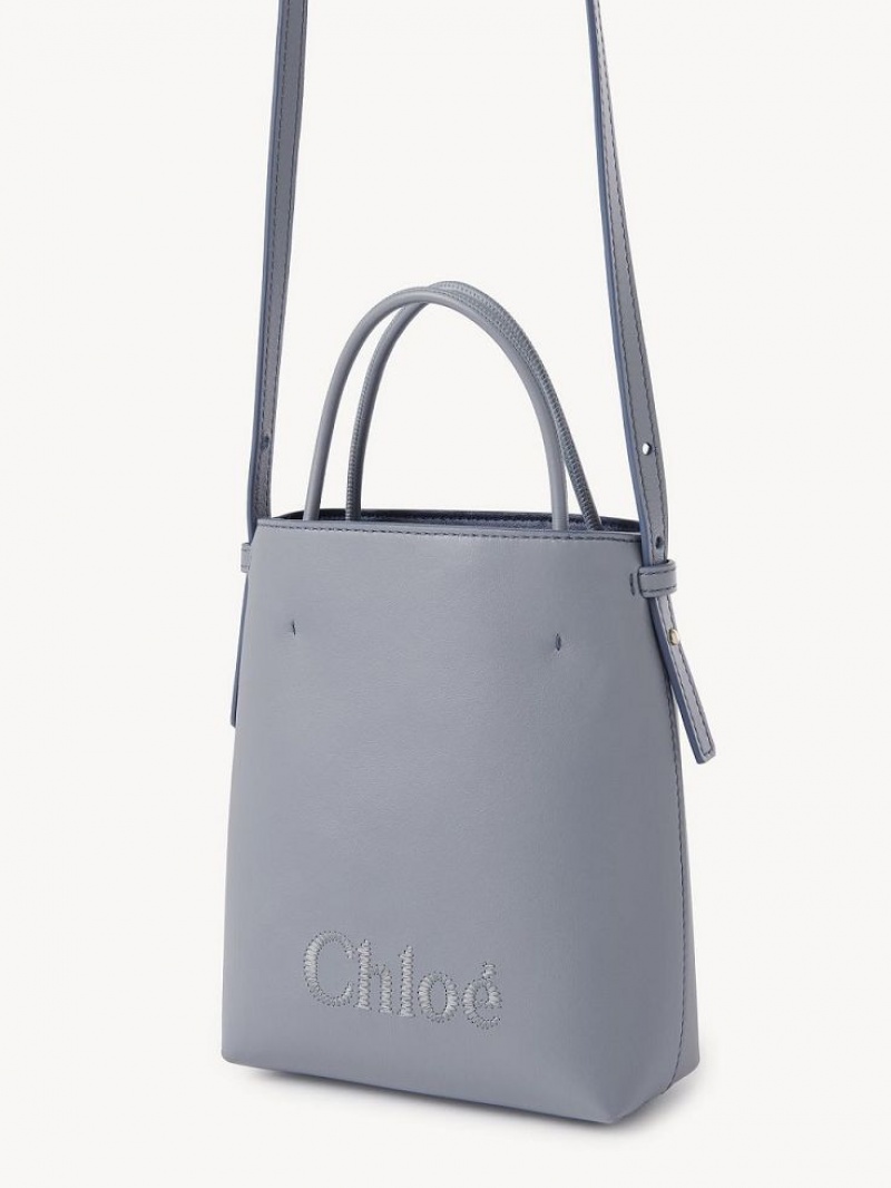 Chloe Sense Micro Crossbody Taske Blå | CHE-SR13564