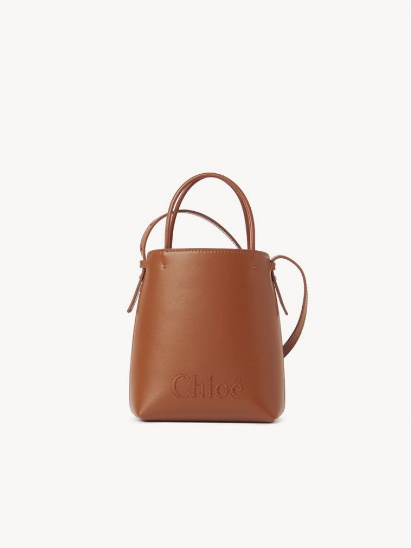 Chloe Sense Micro Skuldertasker Brune | CHE-SR13406