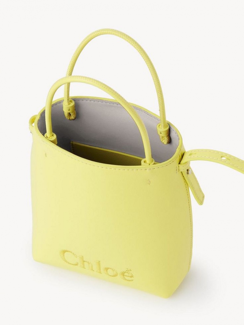 Chloe Sense Micro Skuldertasker Gul | CHE-SR13408