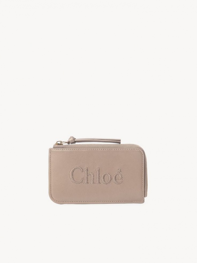 Chloe Sense Small Møntpung Beige | CHE-SR14322