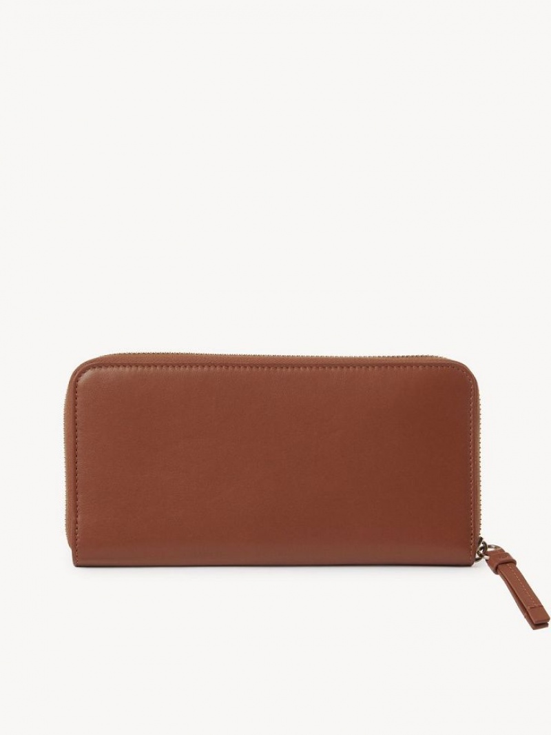 Chloe Sense Zippered Stor Pung Brune | CHE-SR14299