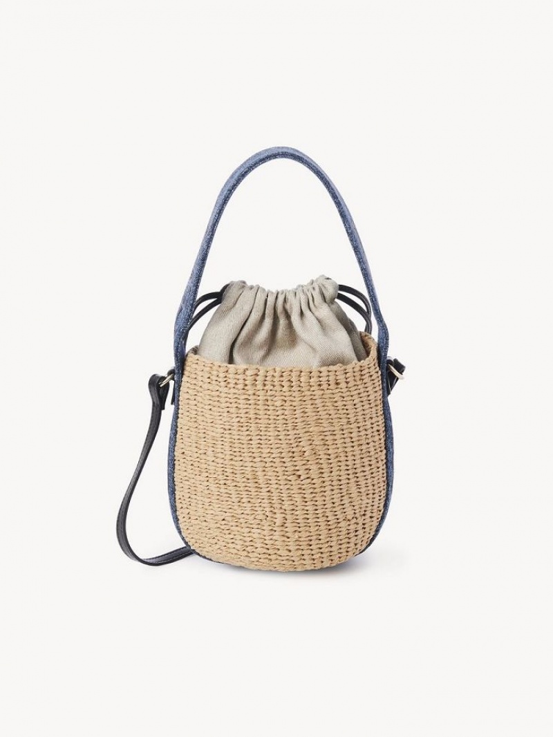 Chloe Small Woody Baskets Blå | CHE-SR13650