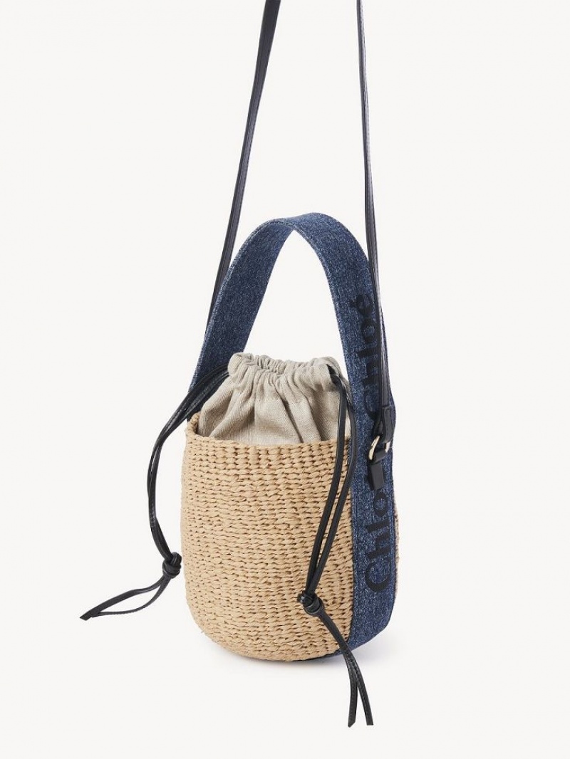 Chloe Small Woody Baskets Blå | CHE-SR13650