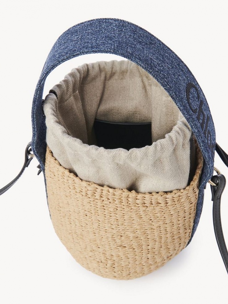 Chloe Small Woody Baskets Blå | CHE-SR13650