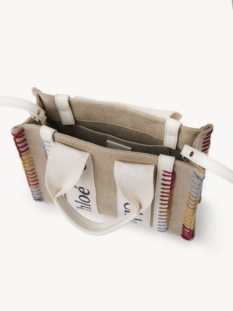 Chloe Small Woody Crossbody Taske Hvide | CHE-SR13514