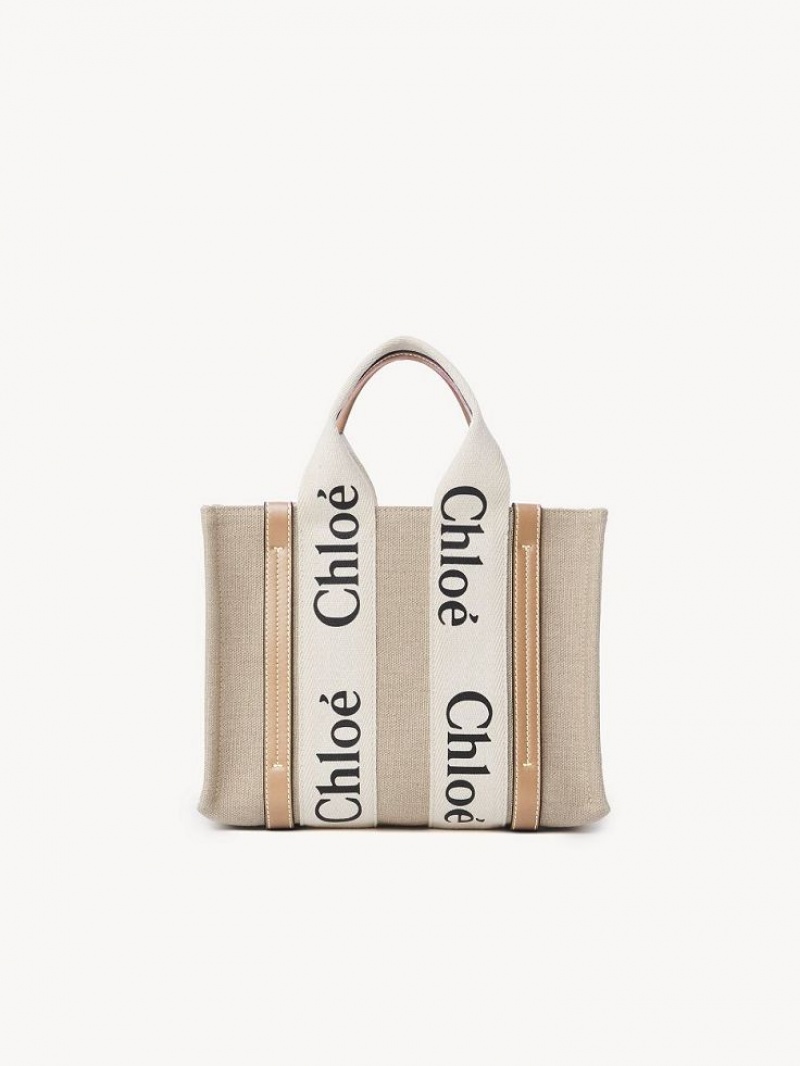 Chloe Small Woody Muleposer Hvide Beige | CHE-SR13373