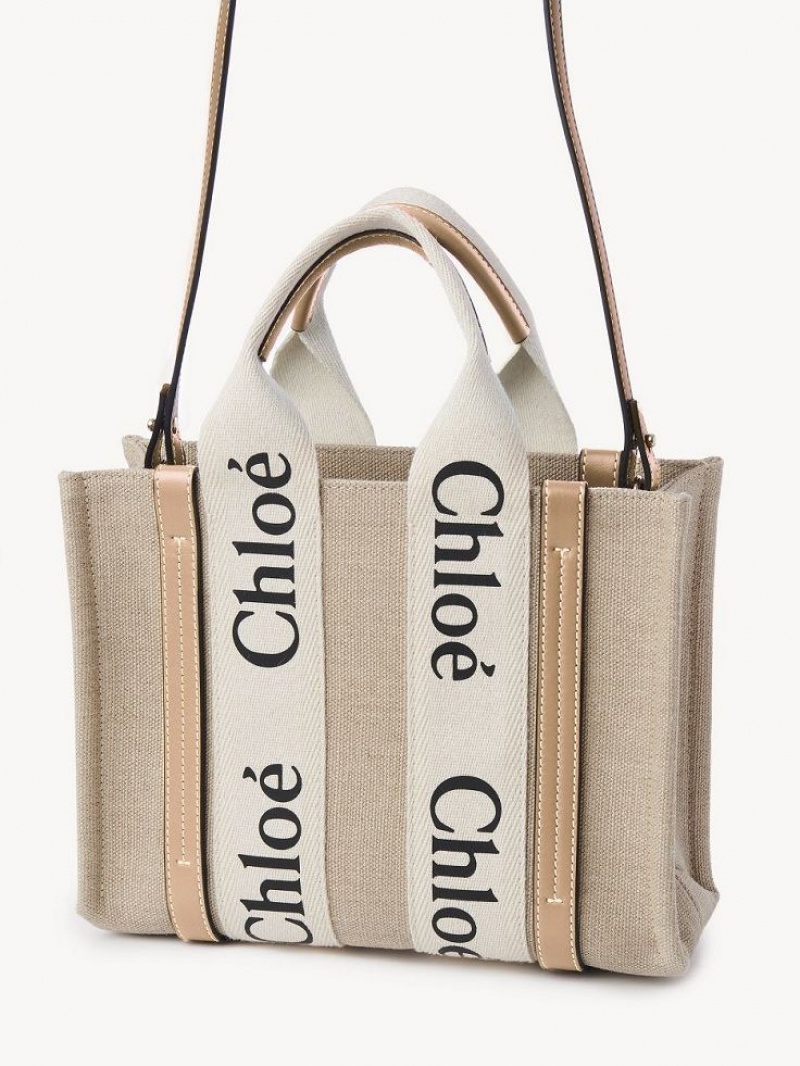 Chloe Small Woody Muleposer Hvide Beige | CHE-SR13373