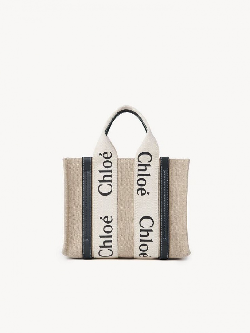 Chloe Small Woody Muleposer Hvide Blå | CHE-SR13366