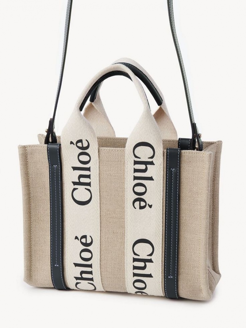 Chloe Small Woody Muleposer Hvide Blå | CHE-SR13366