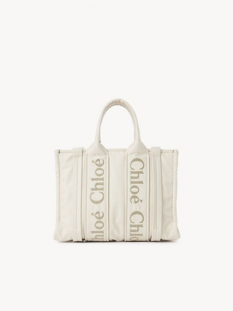 Chloe Small Woody Muleposer Hvide | CHE-SR13363