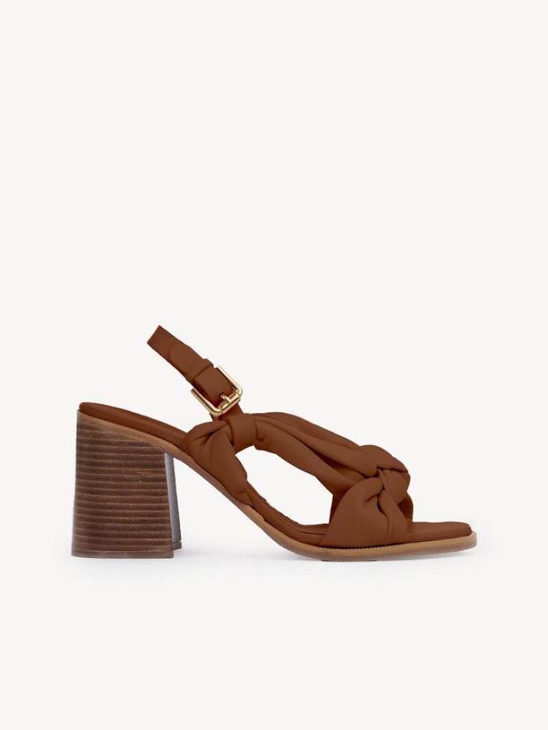 Chloe Spencer Sandaler Brune | CHE-SR14822