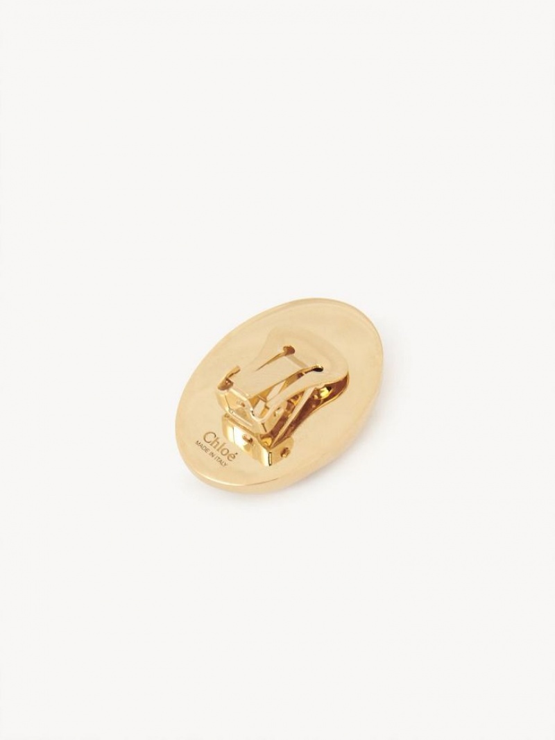 Chloe Sybil Clip-on Øreringe Guld | CHE-SR14458