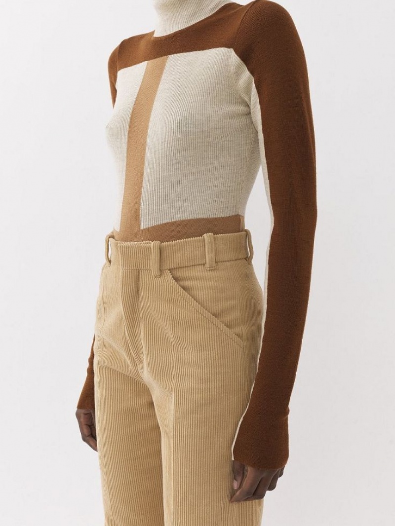 Chloe Tailored Dragt Beige | CHE-SR14068