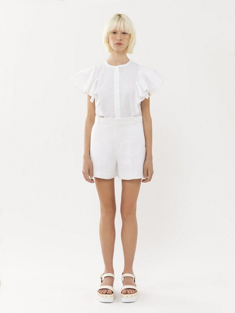 Chloe Tailored Shorts Hvide | CHE-SR14009