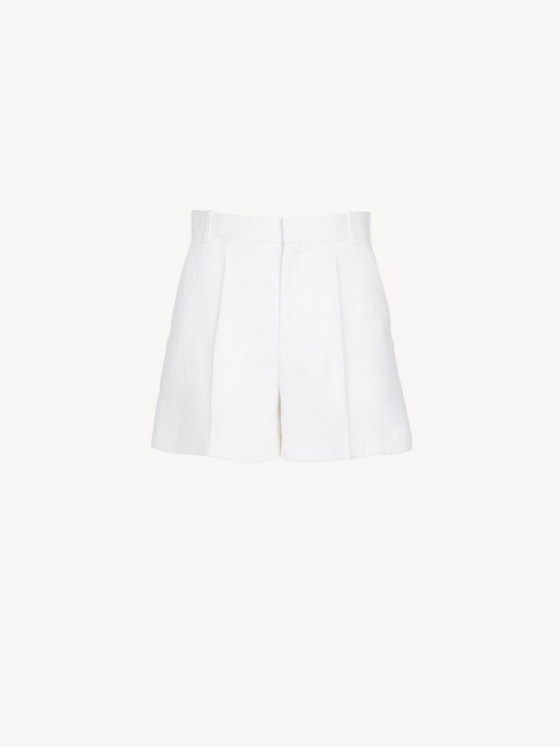 Chloe Tailored Shorts Hvide | CHE-SR14009