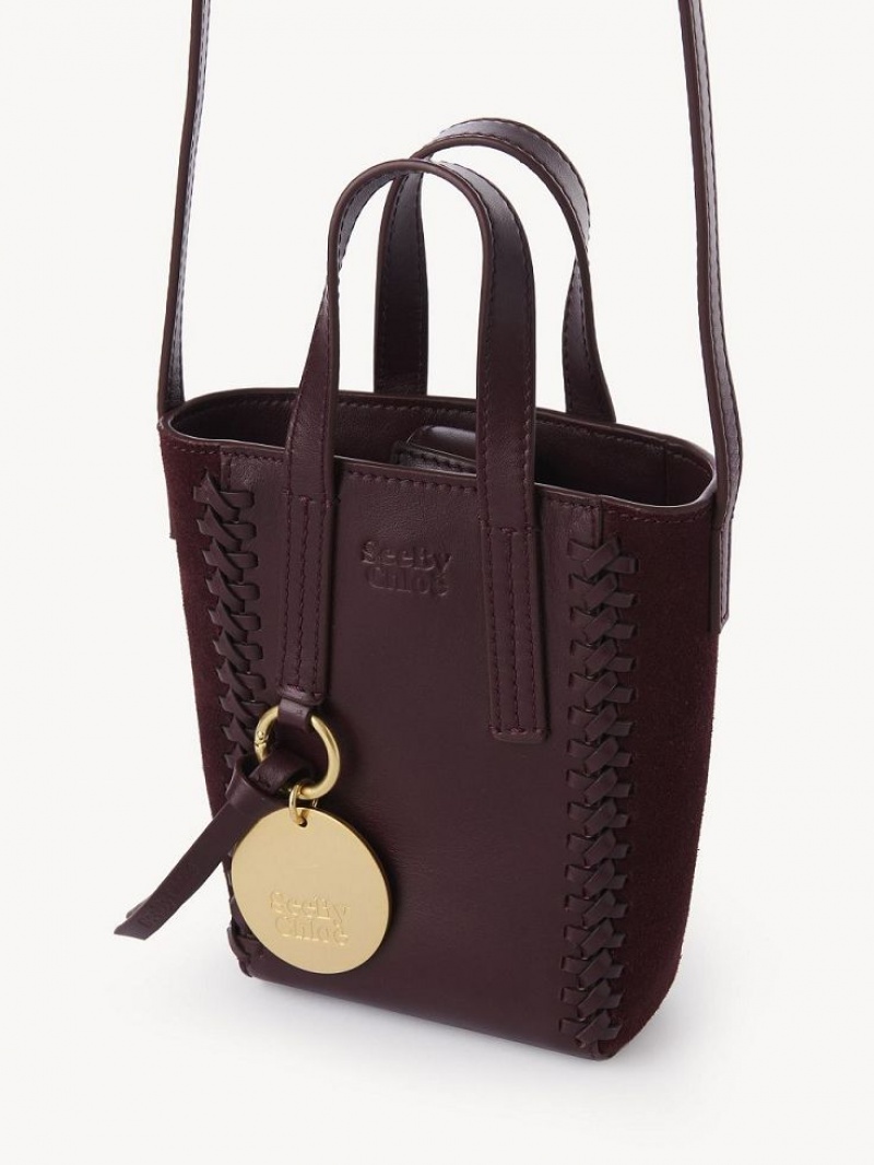 Chloe Tilda Mini Muleposer Bordeaux | CHE-SR14706