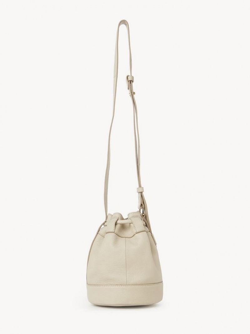 Chloe Vicki Small Bucket Mini Tasker Beige | CHE-SR14749