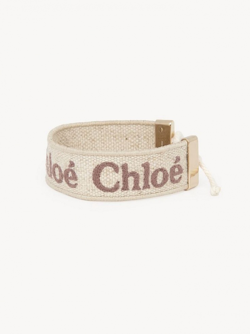 Chloe Woody Armbånd Beige Brune | CHE-SR14446