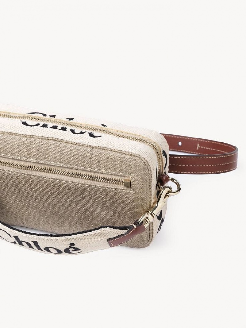 Chloe Woody Belt Crossbody Taske Brune | CHE-SR13607