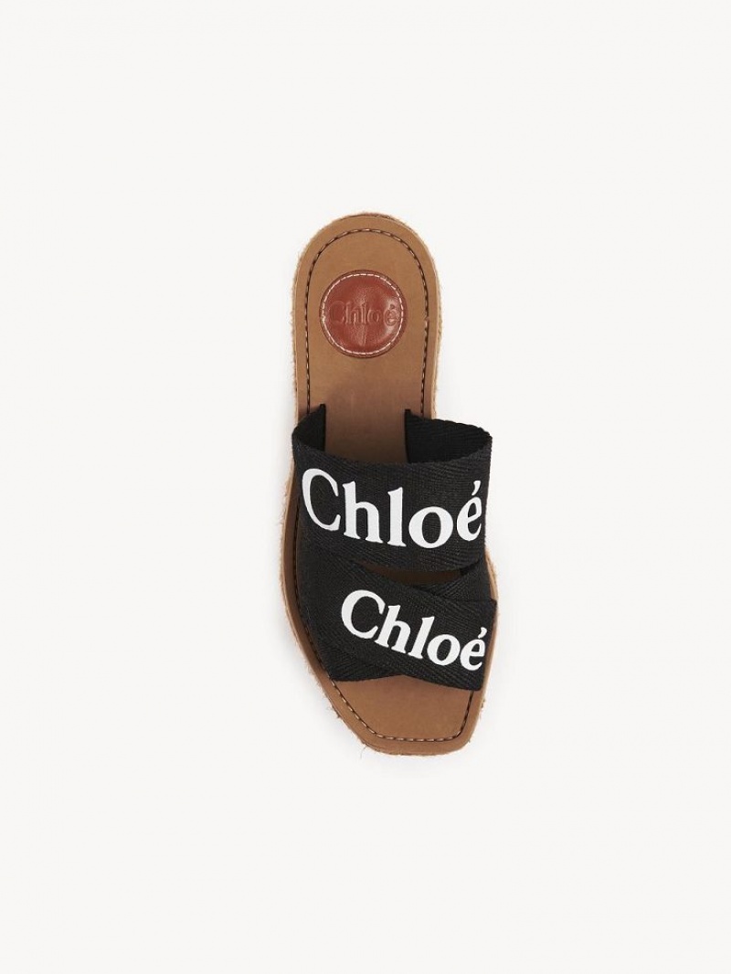 Chloe Woody Espadrillos Sort | CHE-SR14163