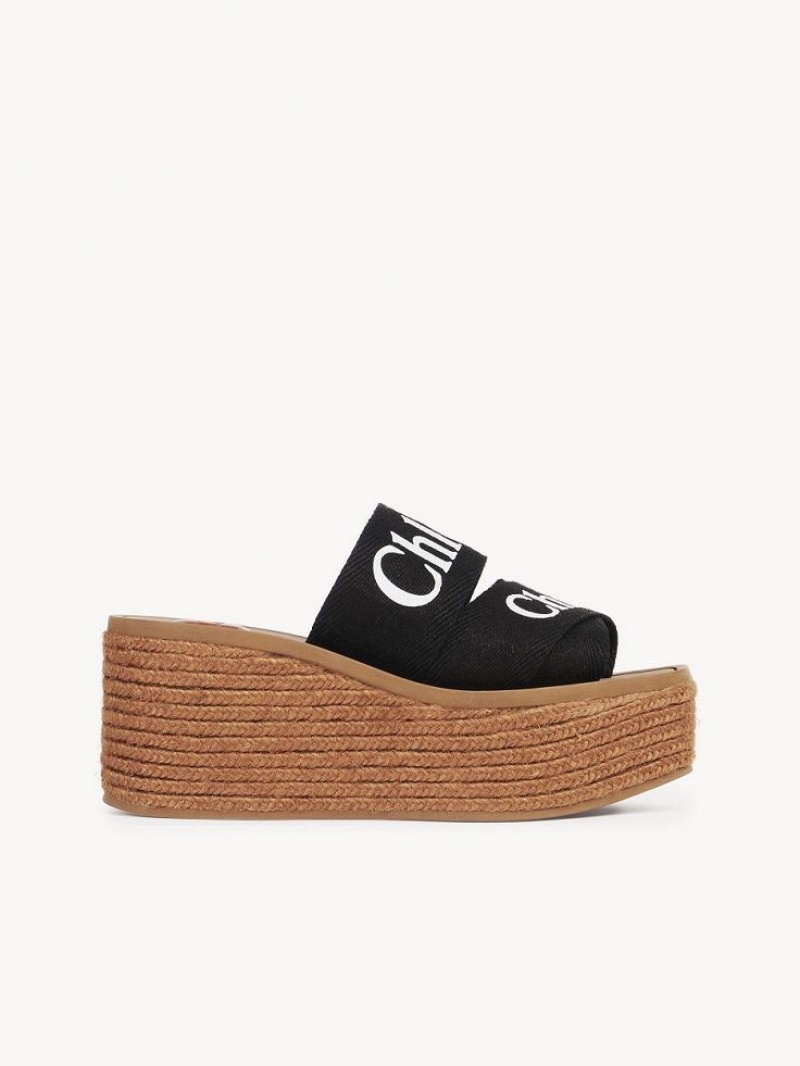 Chloe Woody Espadrillos Sort | CHE-SR14163