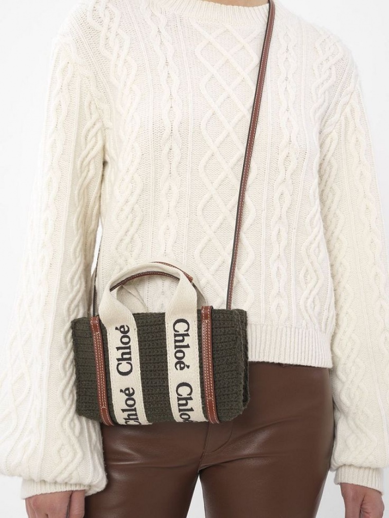 Chloe Woody Tote 2 Mini Tasker Grå | CHE-SR13731