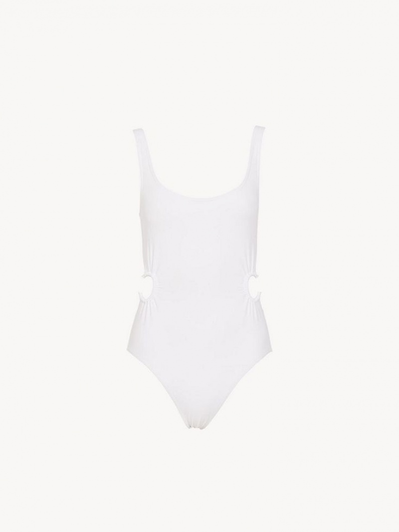 Chloe X Eres Panama One-piece Strandtøj Hvide | CHE-SR14130